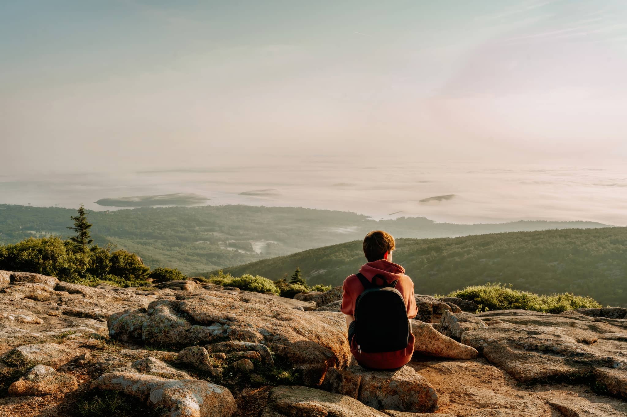A view from Cadillac Mountain, Acadia National Park