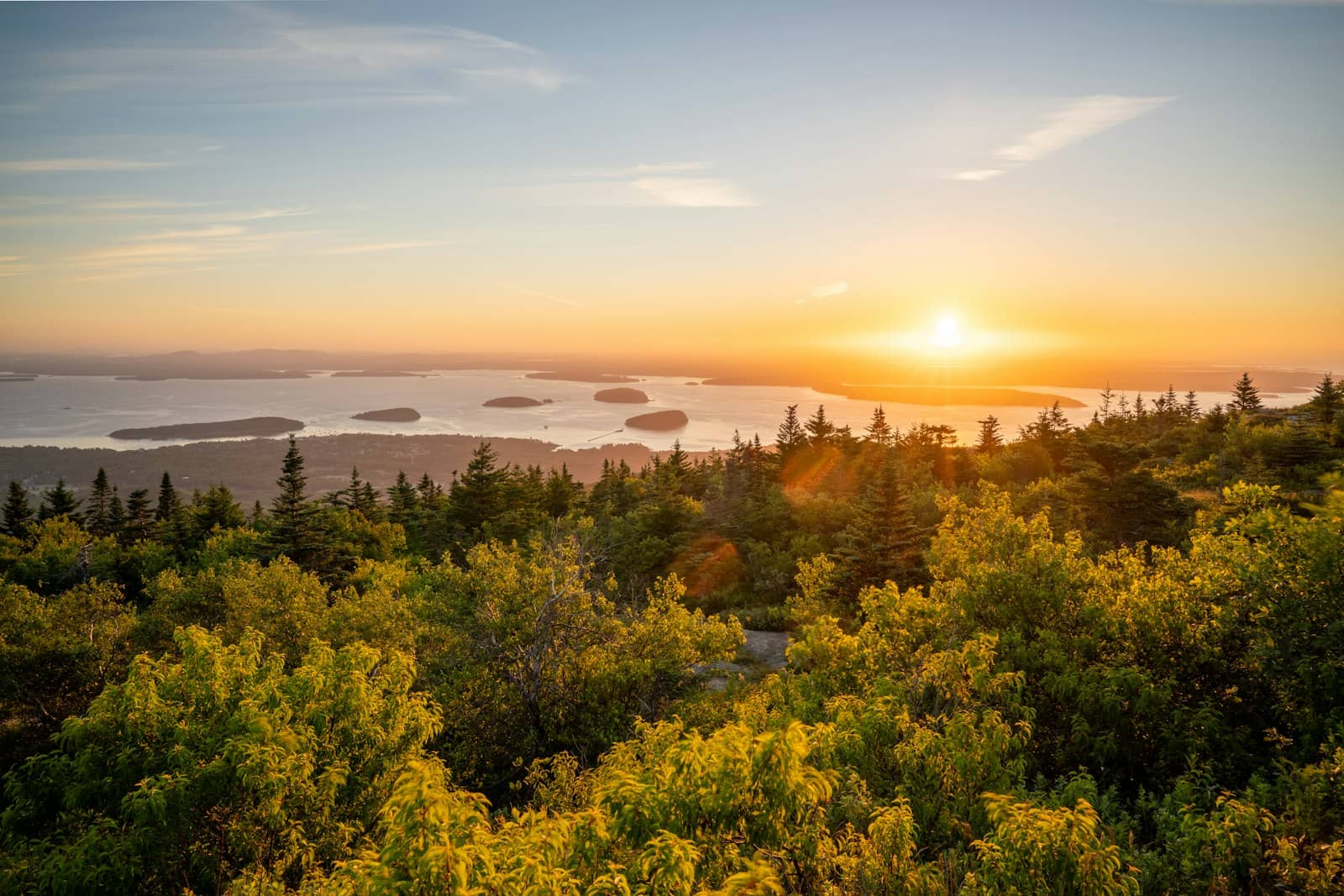 Sunrise from Cadillac Mountain, Acadia National Park