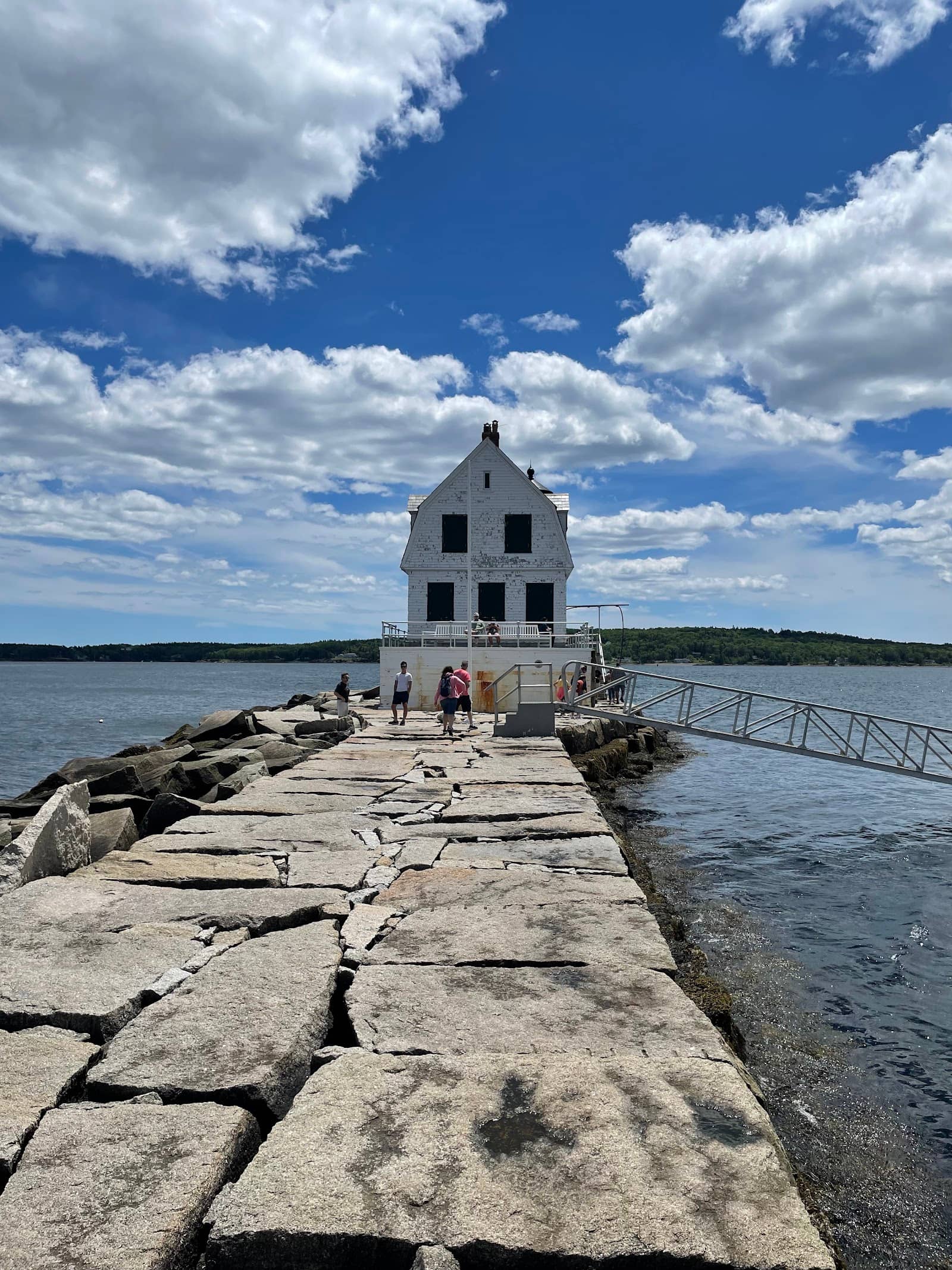 Granite Breakwater of Rockland Harbor