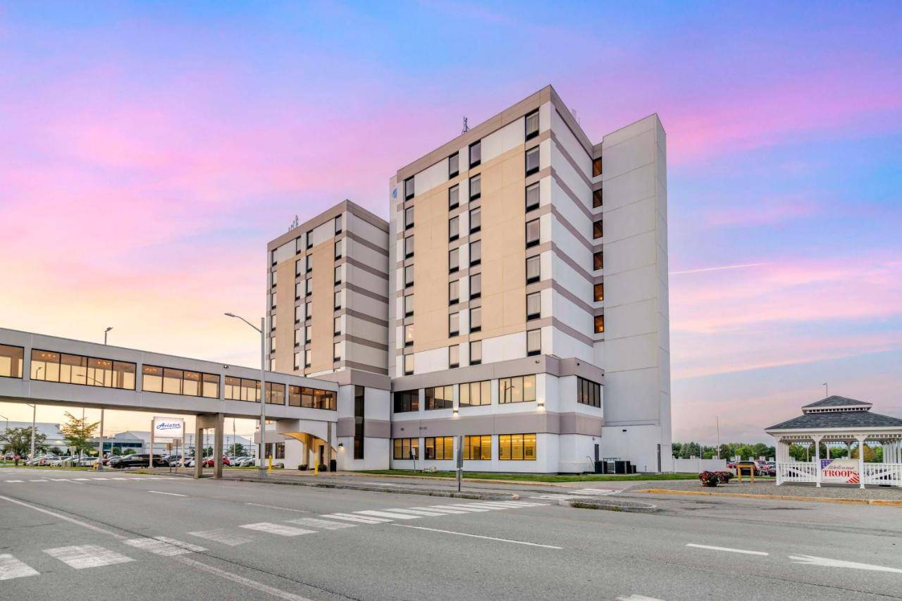 a rendering of a white building on a street at Bangor Aviator Hotel BW Premier Collection in Bangor