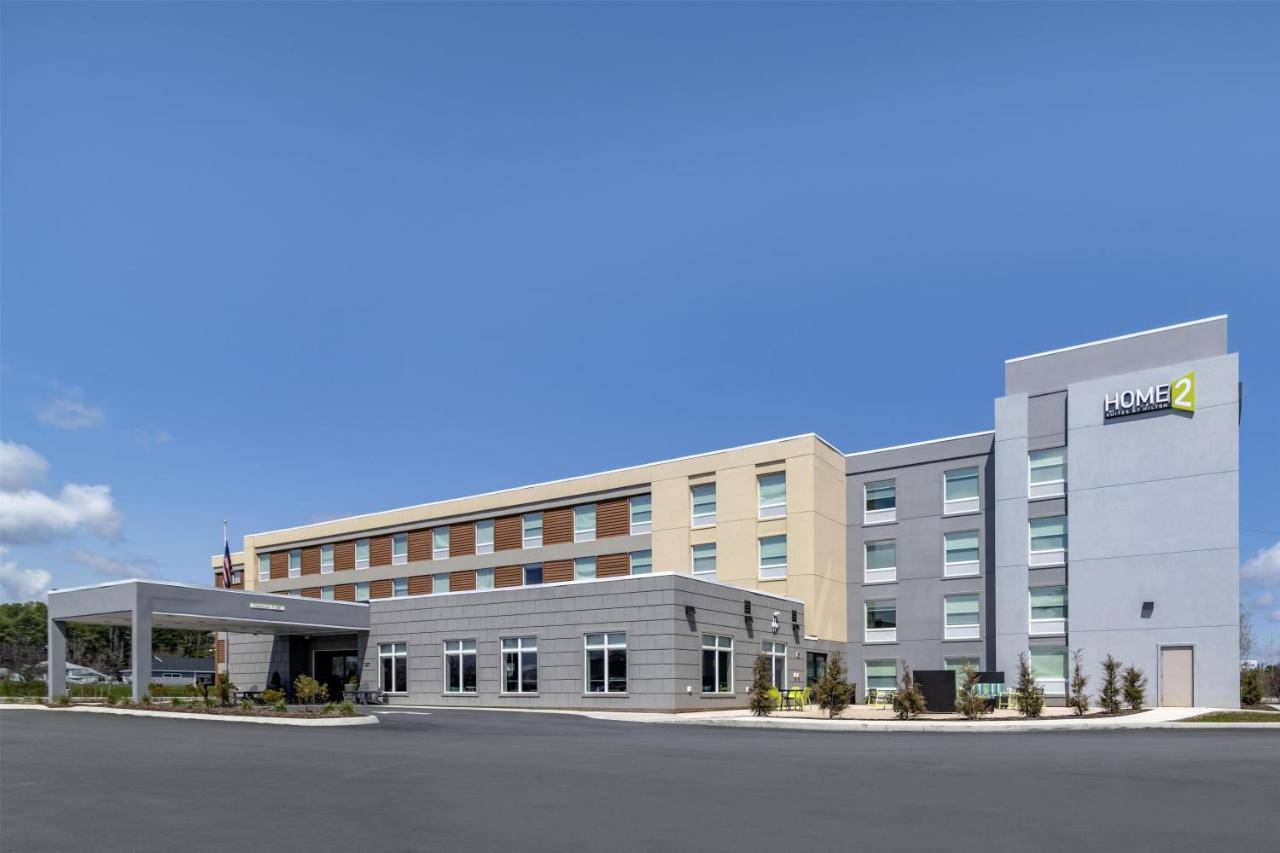 a rendering of the front of a building at Home2 Suites by Hilton Bangor in Bangor
