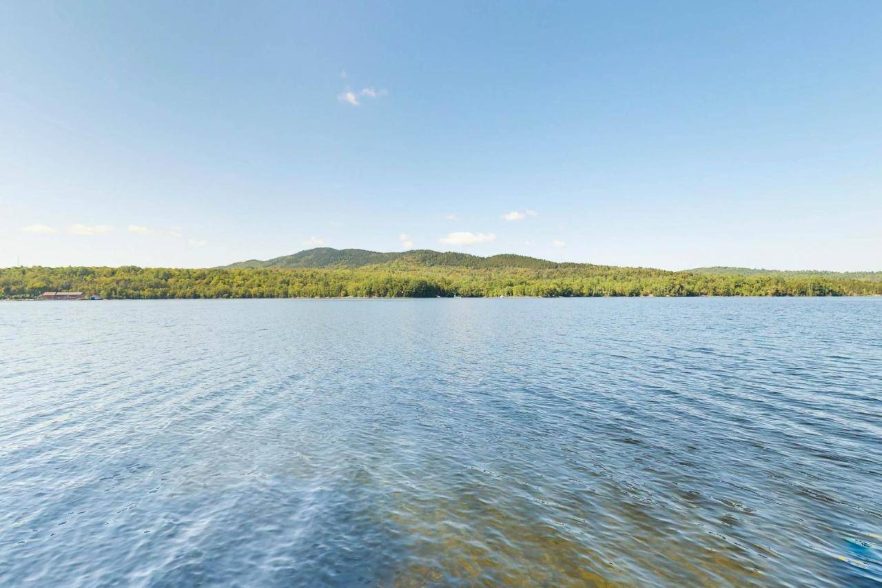 a view of a large body of water at Traditional Maine Cabin in Greenville