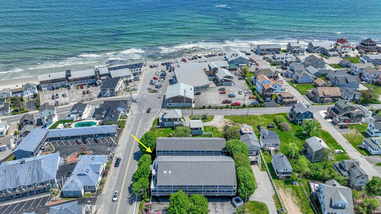 an aerial view of a town next to the ocean at All is Wells Incredible Location Walk to Beach in Wells